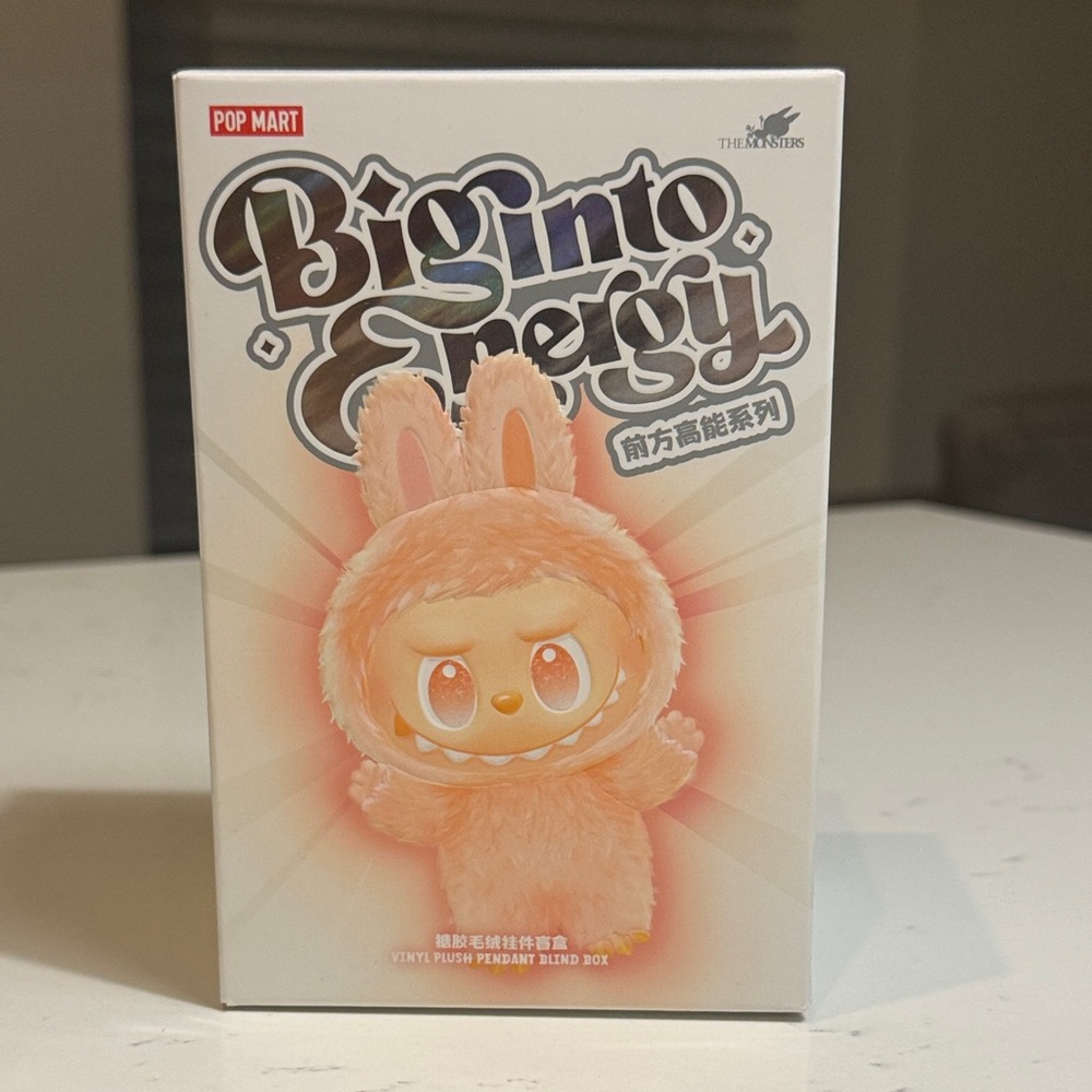 Authentic Big Into Energy Labubu (Loyalty) not used - box opened for photos.